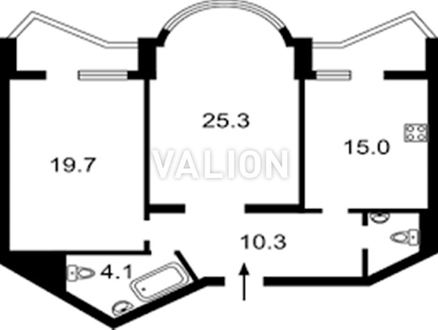Продается 2-к квартира, ул. Срибнокильская, 22, метро Осокорки