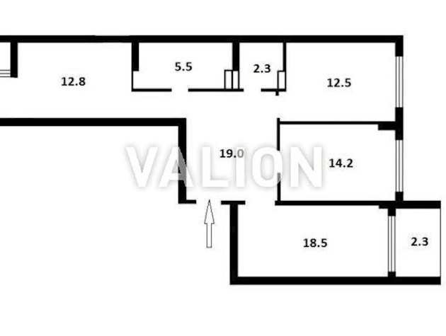 Продется трехкомнатная двухсторонняя квартира Бендукидзе ул. 2