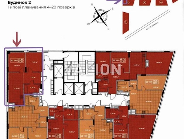 Продаж 2 кімнатної квартири в ЖК Terracotta вул.Чернігівська, 8.