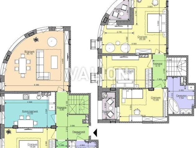 Продается 5-комнатная квартира в ЖК Республика
