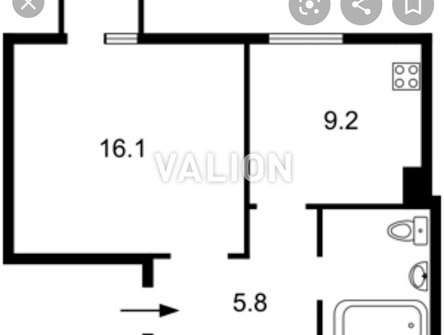Продаж 1 кім.квартири, сталінка, вул.Еспланадна, 32, історичний центр, метро Палац спорту