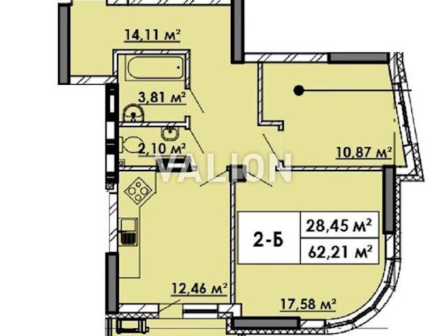 Продажа 2 -х к. квартиры ЖК Урловский-2 Клеманская 7/5