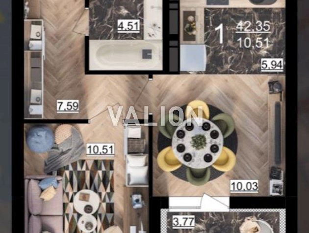 Продам 1к.квартиру ЖК Город цветов (ЖК Місто квітів)