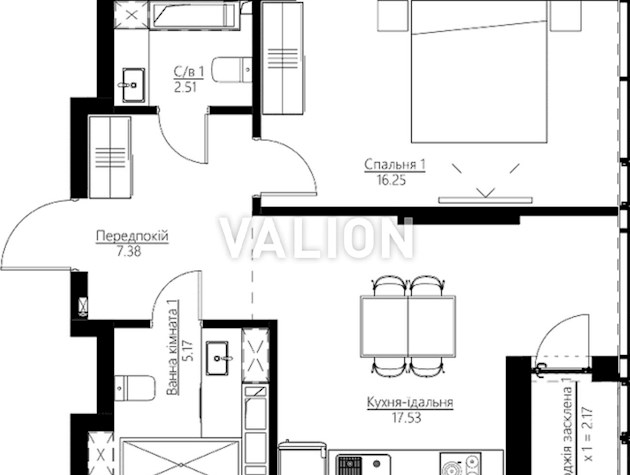 Продажа 1-к квартиры пр-т Победы 72, ЖК Happy House