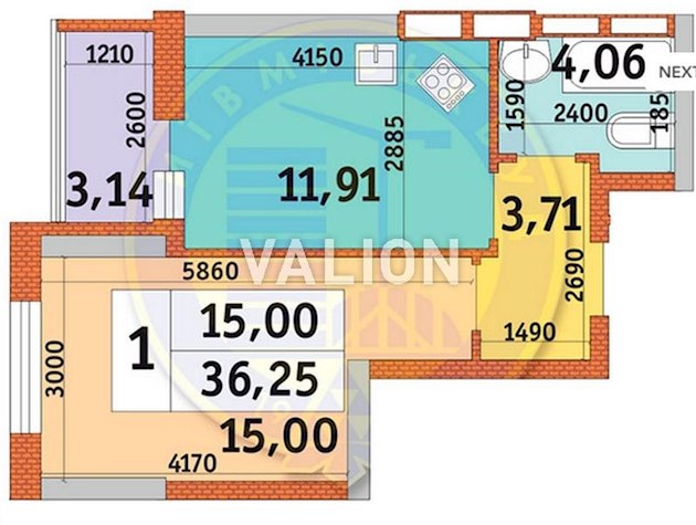 Продажа 1-к квартири ЖК Медовий 1. вул.Кадетький Гай, 12