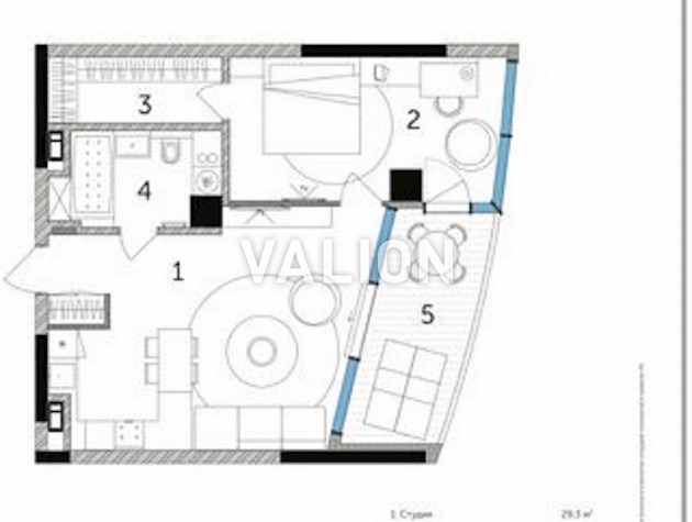 Продажа 2-комнатной квартиры а ЖК Taryan Towers