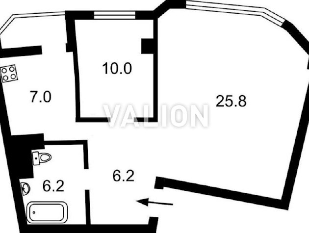 Продам 2-х комнатную квартиру ул. Шертицкого,10 ст. м. Левобережная. Днепровский район