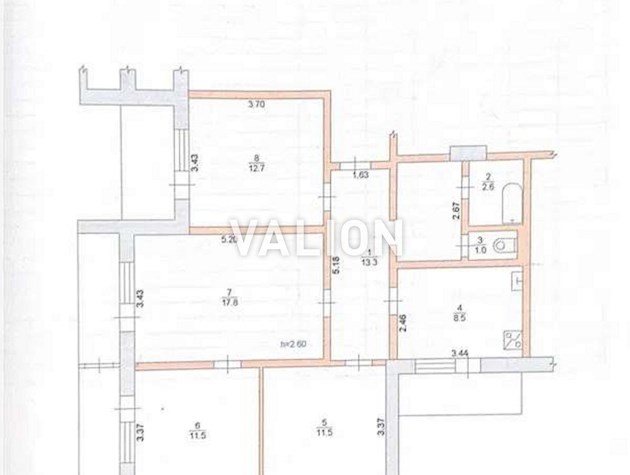 Продаж 4-кімнатної квартири на вул. Закревського, 23
