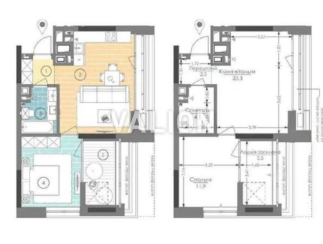 Продажа 1-к квартиры ул. Гарета Джонса 12