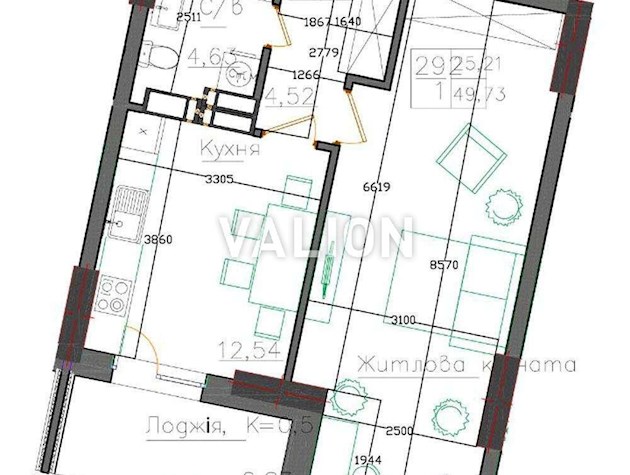 Продажа 2-комнатной квартиры по бул.Михновского Николая (Дружбы Народов), 13а в ЖК Aria