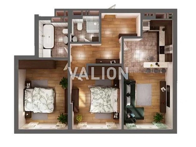 2 кімн.ЖК Greenville Park, вул. Пимоненка, 19.