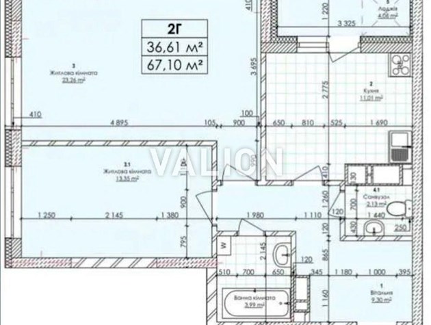 Продажа 2-комнатной квартиры в ЖК Бережанский, ул.Автозаводская, 72б.