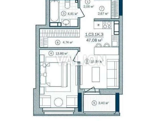 Продаж 1-к квартири вул. Євгена Сверстюка 54
