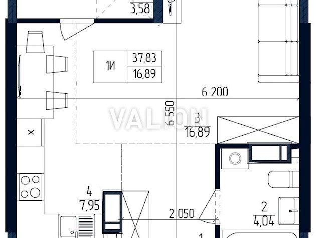 Продажа 1к. Современный квартал с ремонтом и документами
