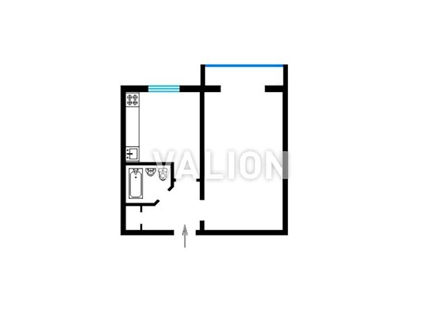 Продажа 1 комнатной квартиры по ул.Тешебаева,1 на Нивках