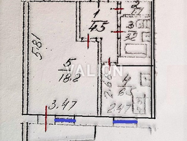 Продажа. Без комиссии. 1-но ком. кв. Пр-т Правды,3. Виноградарь.