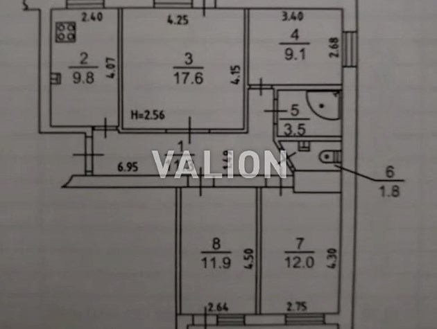 4 комнатная, метро Лукьяновская, ул. Половецкая 16
