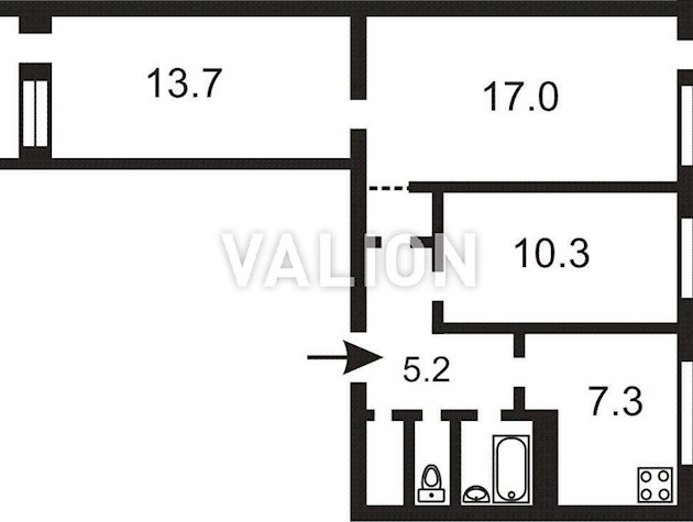 Продаж 3к квартири вул.Лятошинського 14б Теремки 2