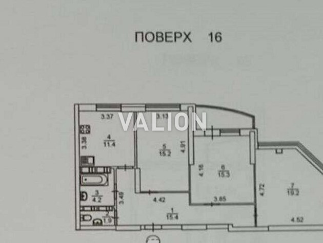 Продаж 3-кімнатної квартири по просп.Нарбута Георгія (Визволителів), 1а в ЖК Freedom