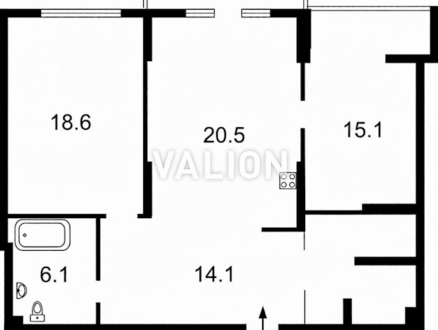 Продаж 2К квартири ЖК Перовський, вулиця Алішера Навої, 69, Воскресенка, Дніпровський район, Лівий берег