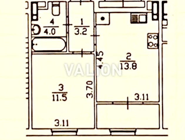 Продажа 1 комнатной квартиры 36.1 м2. Голосеевский район, улица Максима Максимовича 28д метро Васильковская