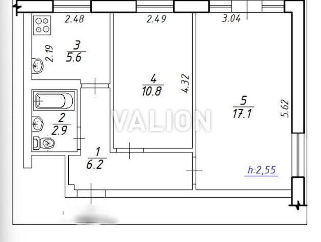 Продажа 2к, ул. Михаила Донца, 14а, Соломенский район