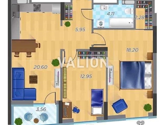 Продажа 2-комнатной квартиры по ул.Шолуденкo, 30 в ЖК Старт