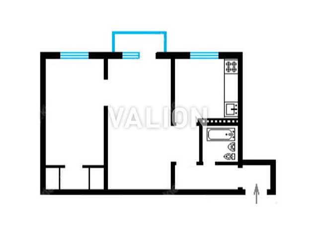 Продажа 2-комнатной квартиры,Донца 26 в Соломенском районе