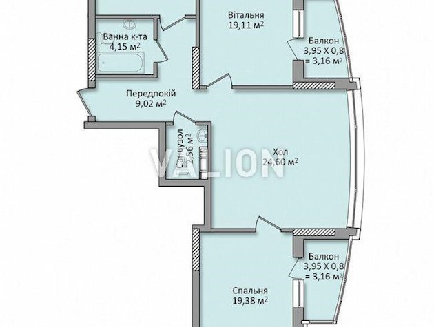 Продажа 2-комнатной квартиры в ЖК Министрерский