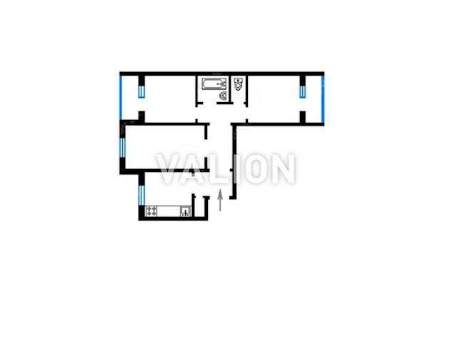 Продается 3- ком. квартира в Шевченковском районе, ул. Печенежская 9.