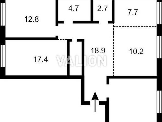Продается 3-комнатная квартира 93 м2 в ЖК 044, Юрковица, Подол