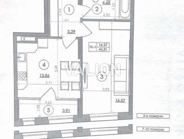 Продажа: Однокомнатная квартира в ЖК «Svitlo Park».