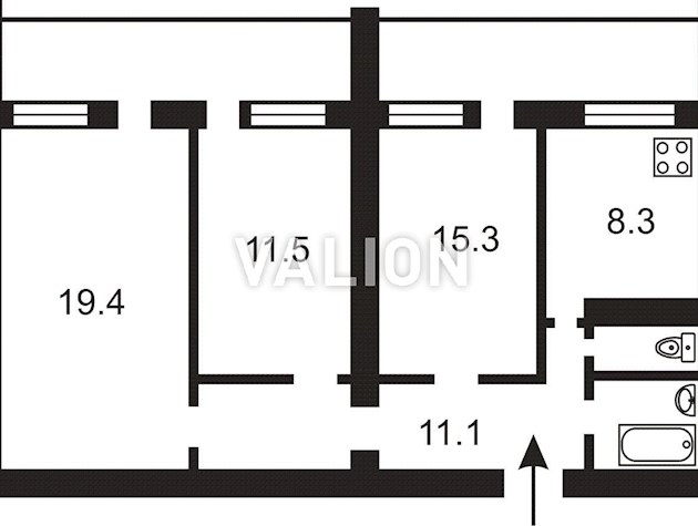 Продам 3 комнатную квартиру возле НАУ, пр-т Любомира Гузара 14а