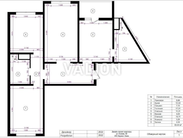 Продается 3-комнатная квартира по ул.Самойла Кошки (Конева), 5-Б ЖК Эврика