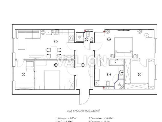 Продажа 2-комнатной квартиры ул. Максимовича Михаила (Трутенко), 28д, ЖК Новая Англия
