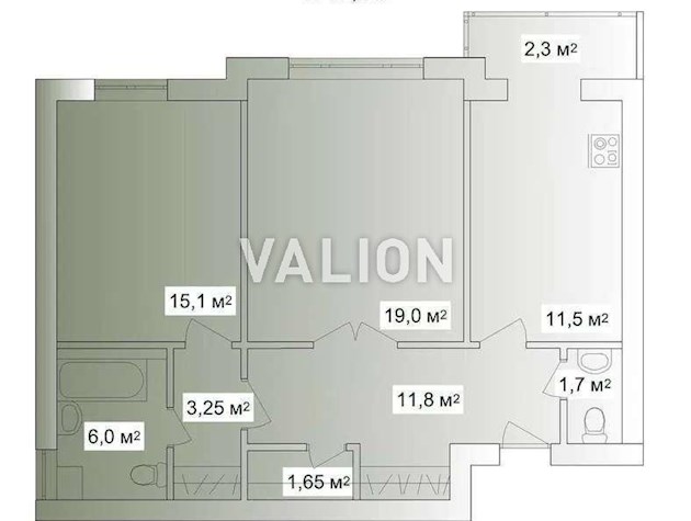 2к квартира у новому клубному будинку Light House у Деснянському районі