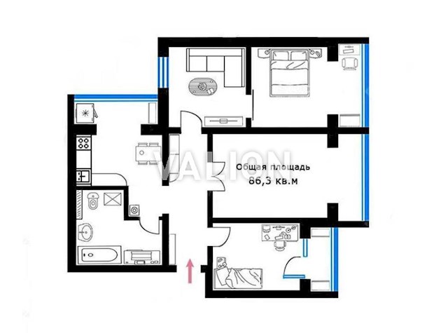 Продажа 4-х комнатной квартиры с ремонтом, ул. Кошица 9, метро Позняки