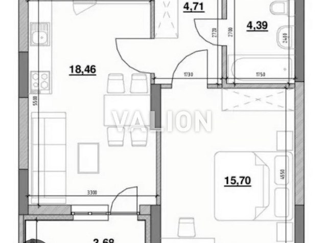 Без комиссии. Продажа 1-к квартиры 47 м2 в ЖК OK`Land, Соломенский рн, правый берег