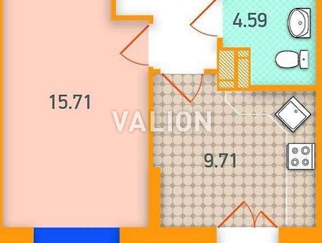 Продажа 1-комнатной квартиры в ЖК Злагода, м. Харьковская