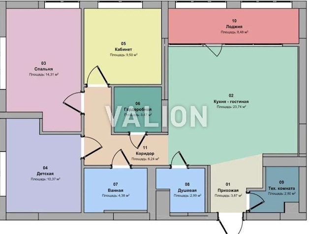 Продажа 3-комнатной квартиры по ул.Змиенко Всеволода, 19 ЖК Варшавском плюс