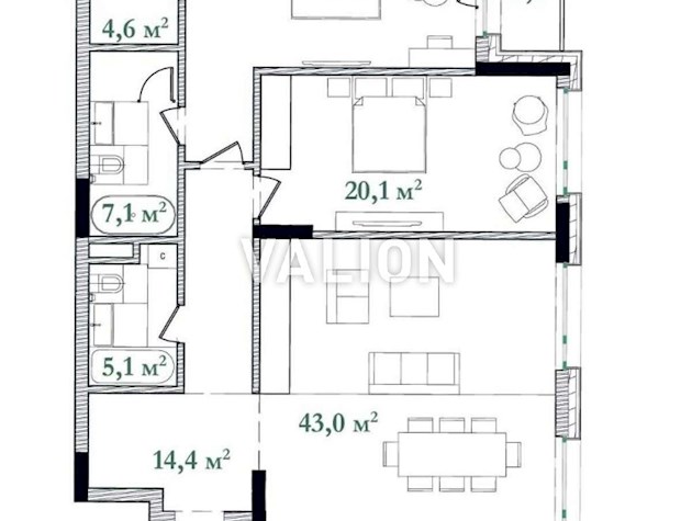 Продажа 3-к вартиры ул. Набережно-Крещатицкая 21