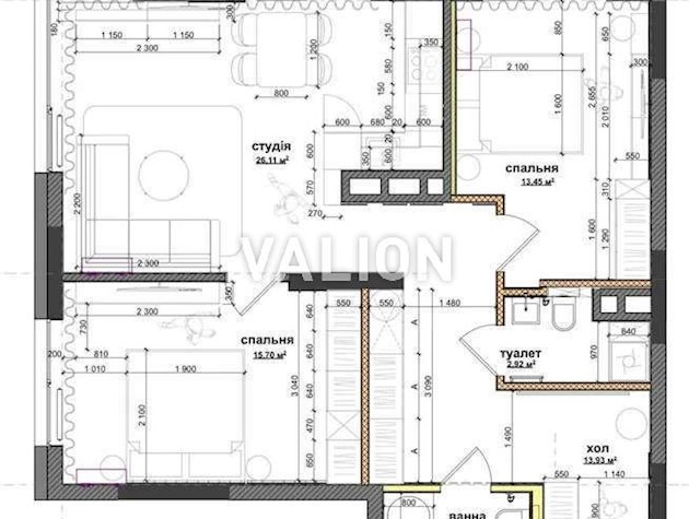 Продаж 2-кімнатної квартири по вул. Макейна Джона (Кудрі Івана), 1б в ЖК Французький квартал 2