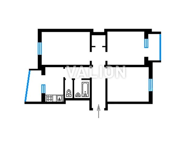 Продажа 3к квартиры на ул. Патриарха Мстислава Скрыпника, 15
