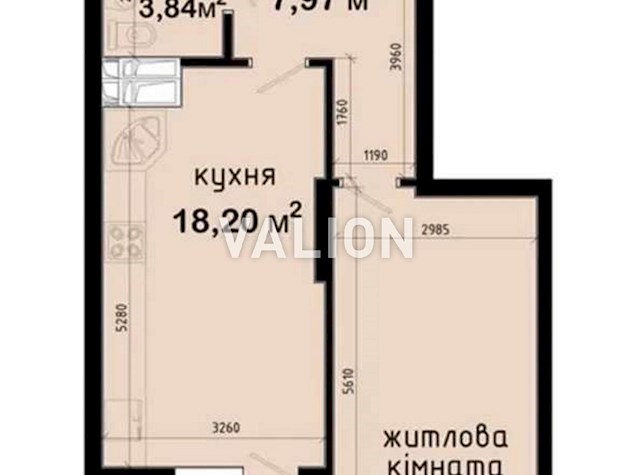 Продажа 1-комнатной квартиры по ул.Подмогильного Валериана, 5 ЖК Авеню 42