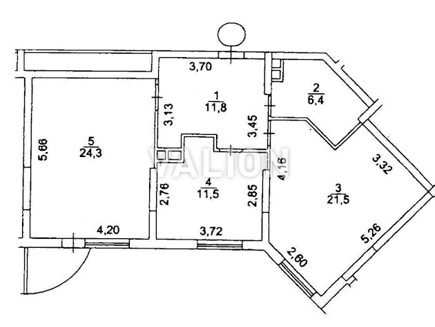 Продаж 2-кімнатної квартири 76.3 кв.м на вул. Василя Симоненка, 5А