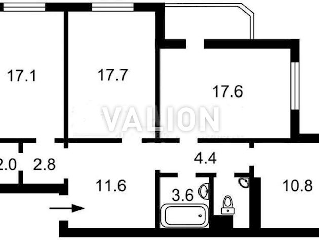 Продажа 3-к квартиры ул. Хорольская 1а