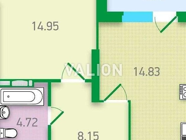 Продаж 1-кімнатної квартири в ЖК «Freedom», просп.Нарбута Георгія (Визволителів), 1а