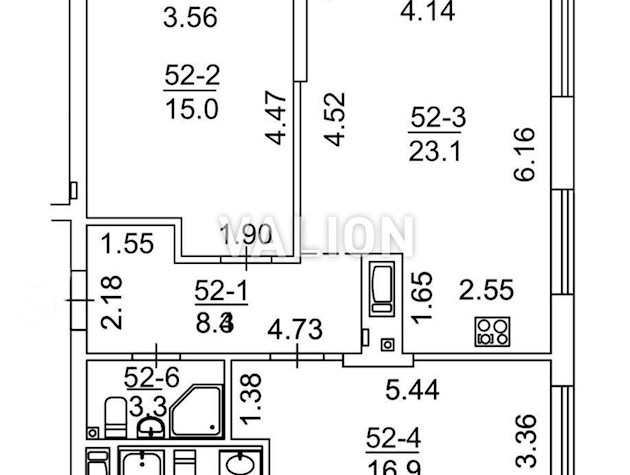 Продаж 2-к квартири ЖК Камертон, вул. Річна 4
