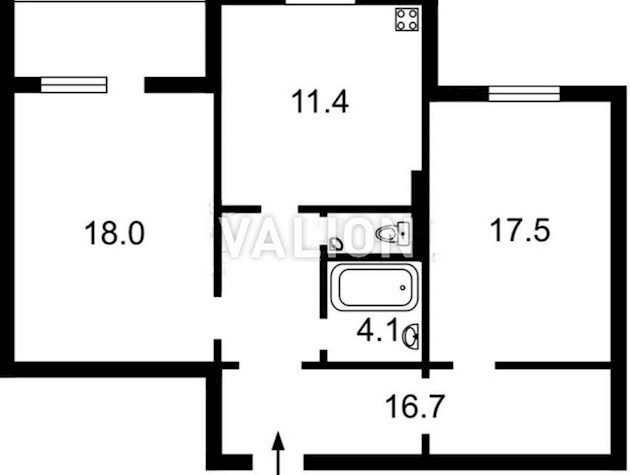 Продажа 2к квартиры 72 м² ЖК Милославичи Закревского 97