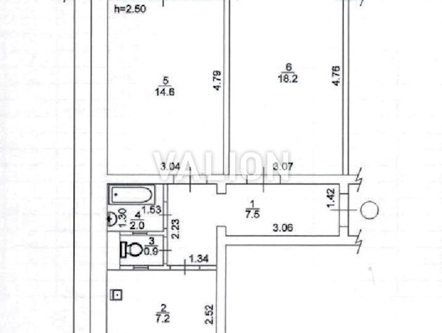 Продаж 2 кімнатної квартири на Русанівському бульварі 9
